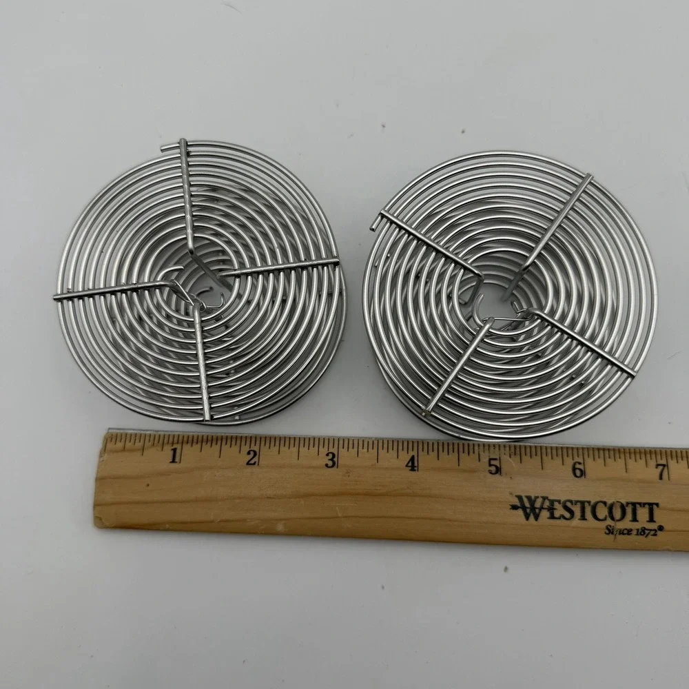 (2) Vtg Stainless Steel 35mm Film Reel 36 EXP‎ 35MM Dark Room Japan - Unused